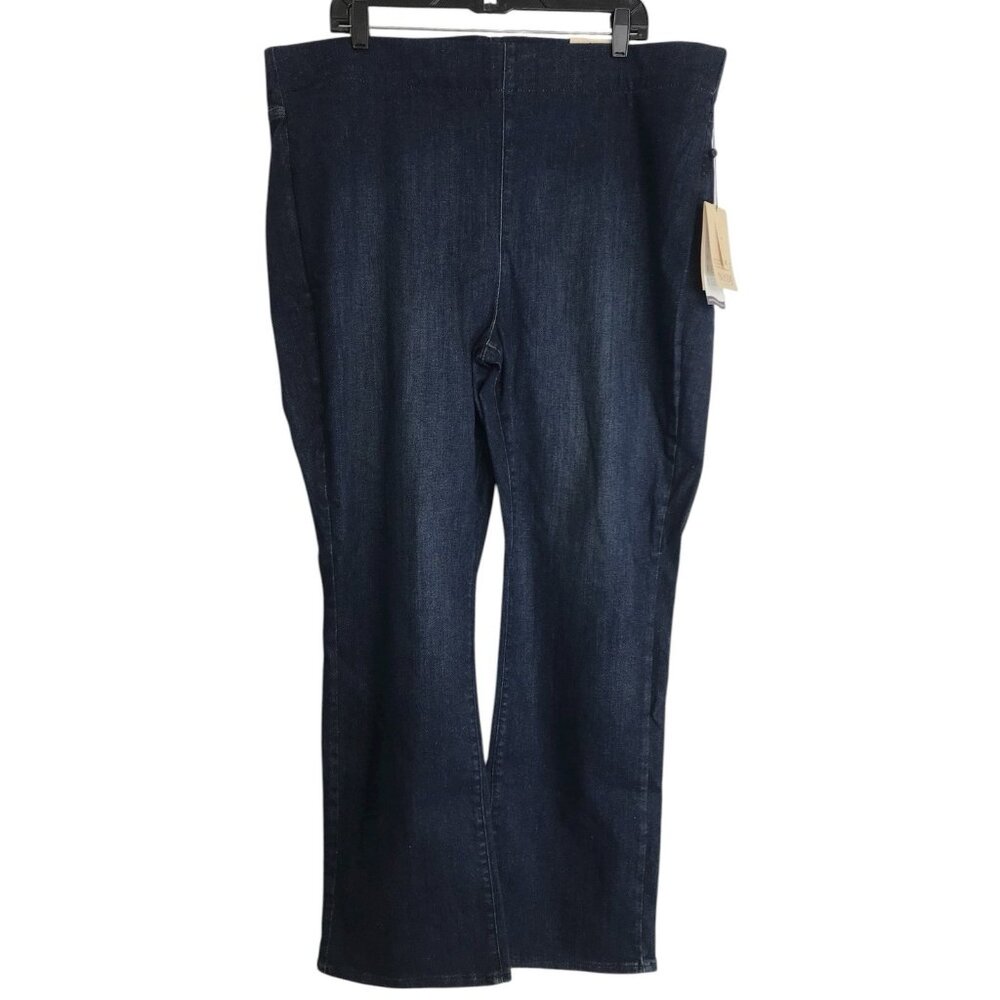 NYDJ Jeans Womens Size 2X 20W-22W Kenzie Pull On Slim Boot‎ Lift Tuck Stretch